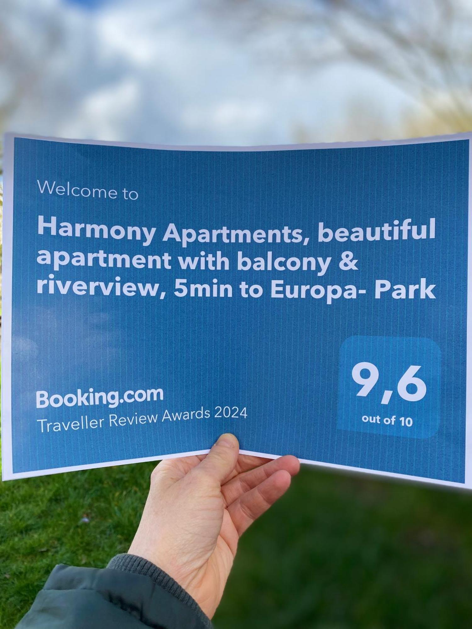 Harmony Apartment, Your Holiday Home In Rust With Balcony & River-View, 5Min To Europa-Park Luaran gambar